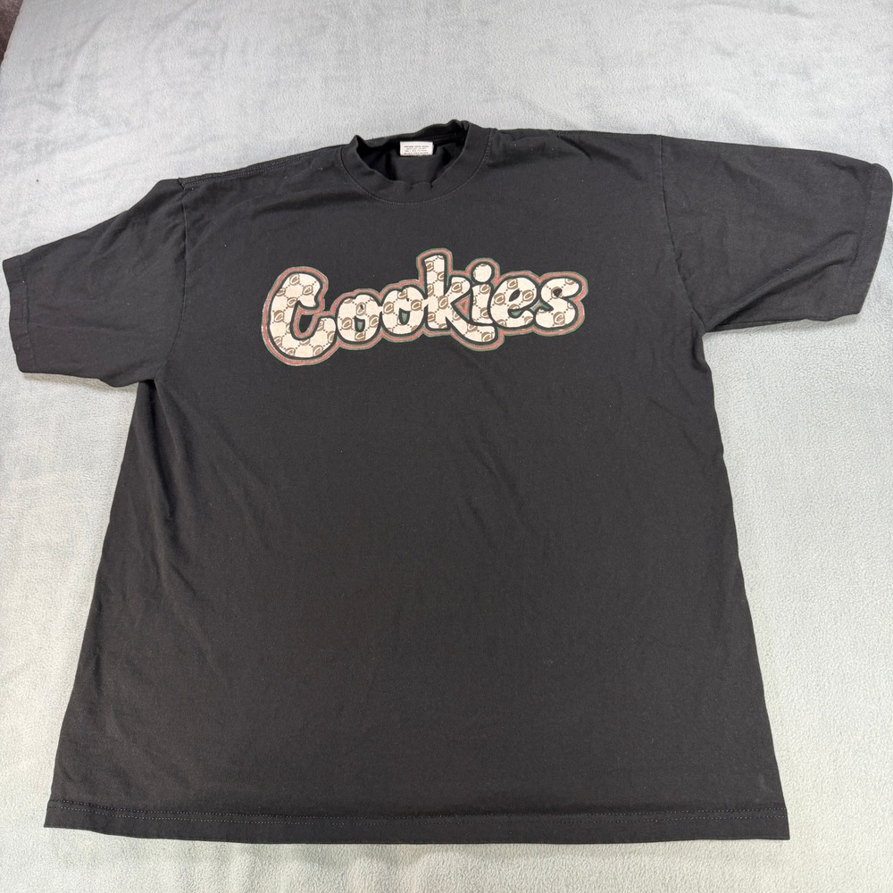 Cookies SF T Shirt Mens 2XL Black Short Sleeve Super Heavy Weight Pro Cotton
